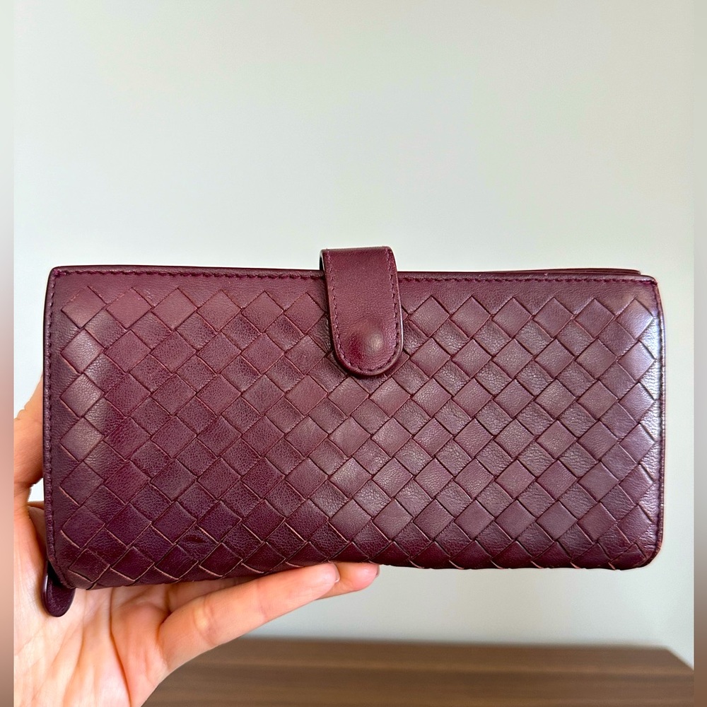 Authentic Bottega Veneta super soft interecciato leather